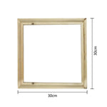 Cadre photo rectangle bois massif 18x24 cm
