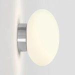 lampe murale moderne blanche verre rond ø150mm ø110mm éclairage quotidien fixée mur