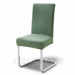 housse chaise marron clair jacquard polyester moderne protection extérieure intérieure mariage banquette