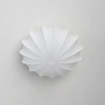 applique murale moderne beige clair lignes verticales motif coquillage murale toucher interrupteur led 4000k