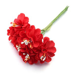fleurs artificielles bouquet rouge rose blanc moderne détaillé intérieur décoration anniversaire baby shower mariage