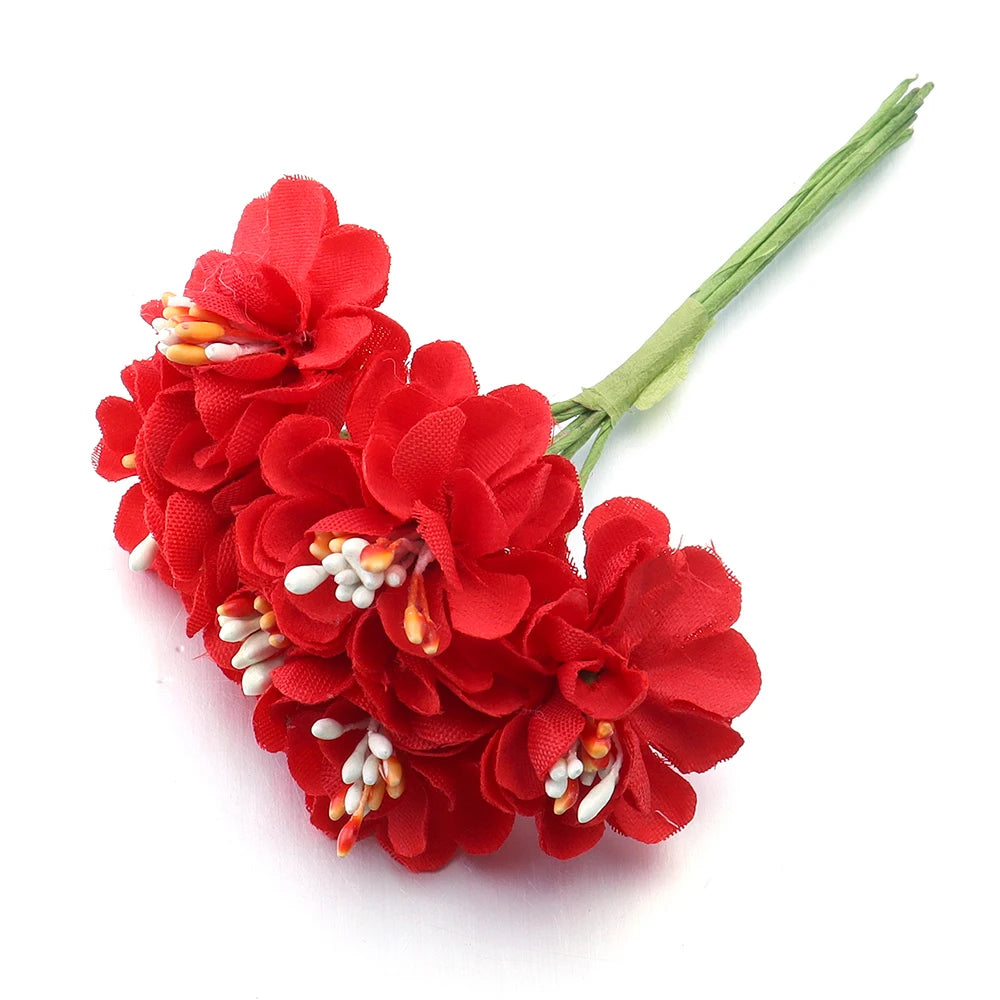 fleurs artificielles bouquet rouge rose blanc moderne détaillé intérieur décoration anniversaire baby shower mariage