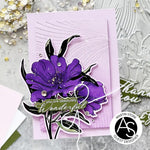 plaque pression gaufrée fleurs abstrait calligraphie cartes scrapbooking artisanal fixations sequins adhésif