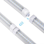 tube led blanc mat moderne éclairage intérieur cuisine garage clips montage