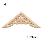 appliques decoratives bois floral sculptees baroques naturelles decoration murale farmhouse classic
