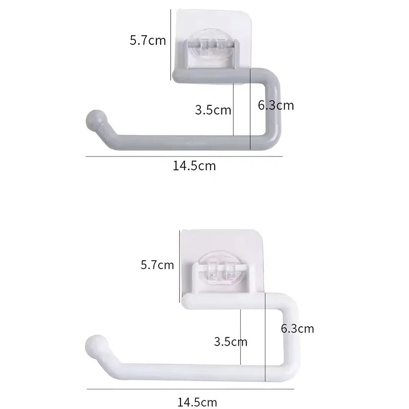 porte serviettes blanc adhésif moderne acier inoxydable fixe mural salle bain 65g