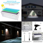 Lampe solaire porche batterie 4500mAh