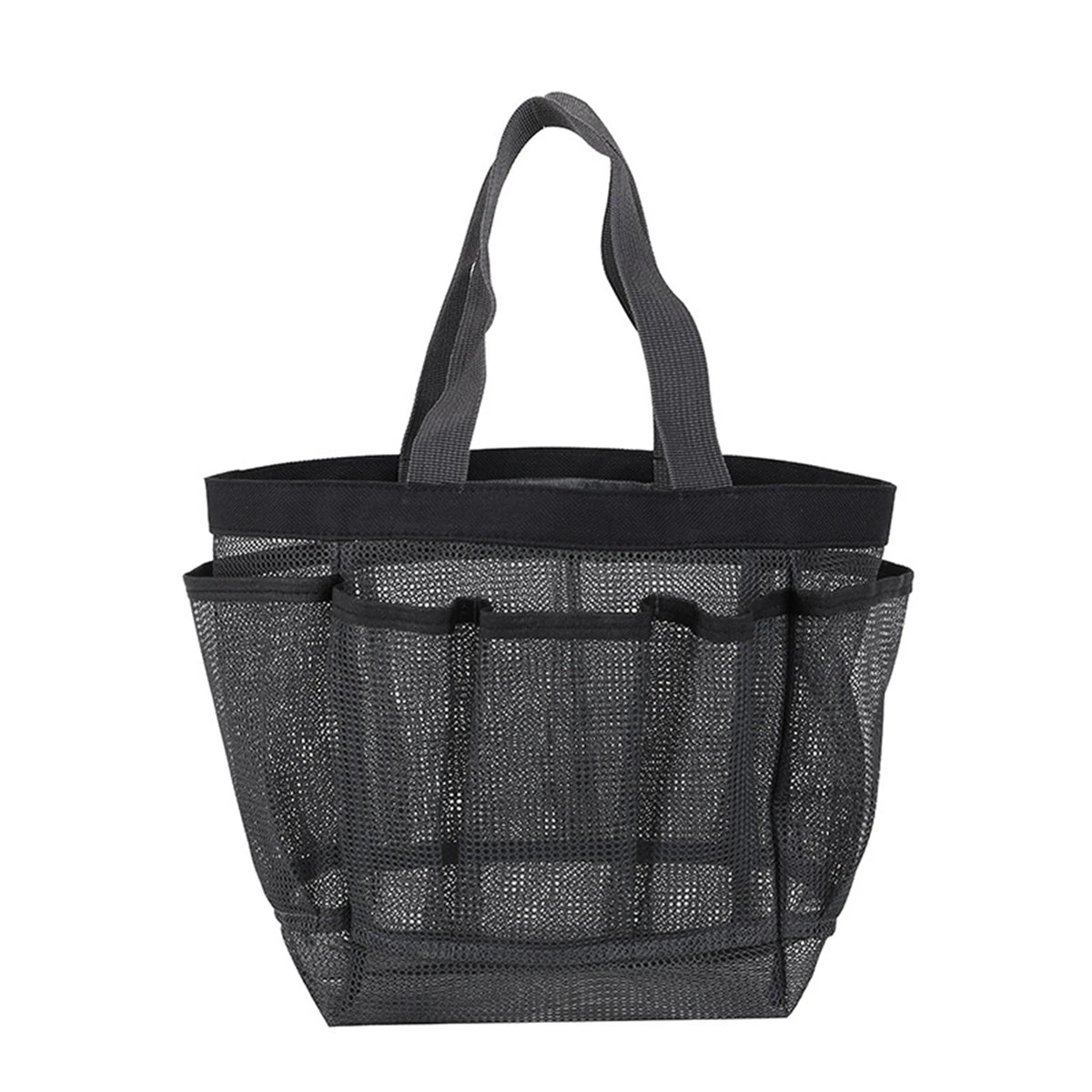 sac bain trousse toilette polyestère multiple poches transparent utilitaire voyage salle bain