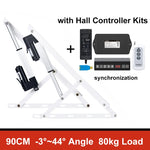 support charge électrique pliable blanc moderne moteur électrique lisses opaques lit