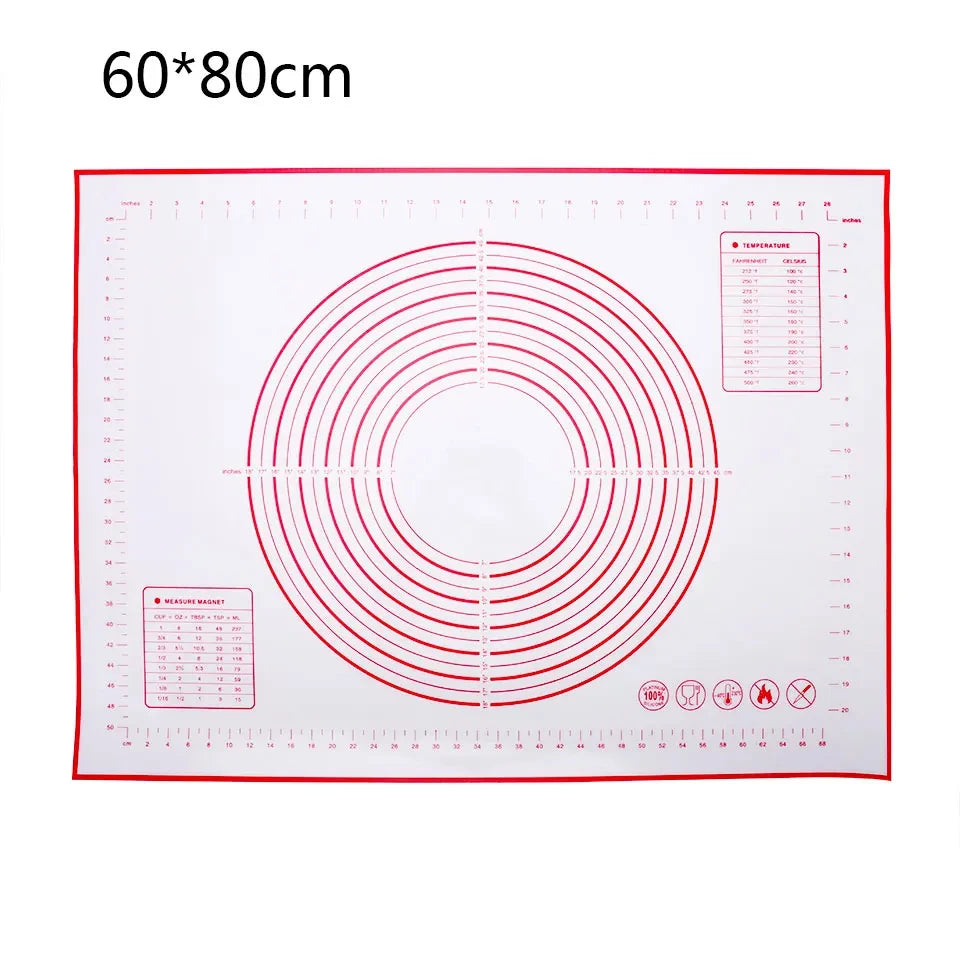 tapis pâtisserie silicone violet blanc dessins pâtisserie pratique rouleaux sucre pâte four
