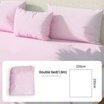 drap housse jetable uni blanc rose vert bleu anti dérapant lit double simple coton