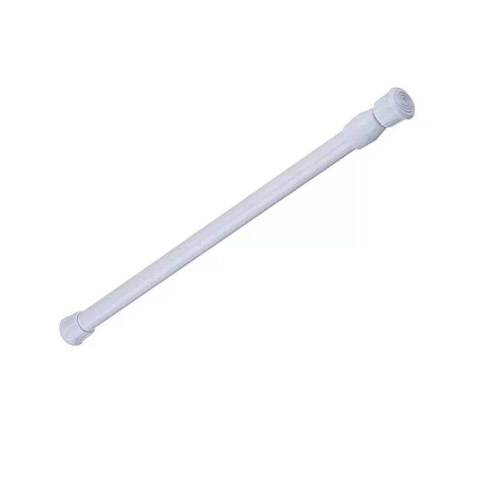tige rideau douche réglable sans perçage métal respectueux environnement noir moderne 30cm 50cm lisse