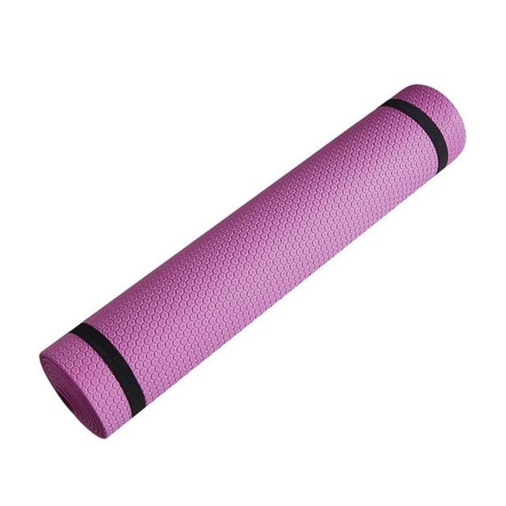 tapis yoga violet rose bleu vert moderne antidérapant fitness yoga pilates adhésif qualité foam