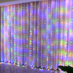 guirlande lumineuse étoiles multicolore led blanc moderne télécommande noël nouvelle année chambre