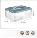 boîtes rangement empilables transparentes multicolores blocs construction clips fixations moderne jouets enfants