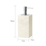 ensemble salle bain marbre blanc doré plateau distributeur savon accessoires
