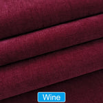 tissu polyester uni moderne vert orange bleu gris marron rouge jaune 148x100cm