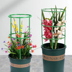 supports plantes pots fleurs treillis anneaux circulaires jardin decoration verticale horizontal roses orchidées SUNAROUD