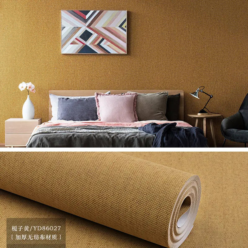 papier peint moderne minimaliste uni beige gris résistant humidité cuisine chambre salon