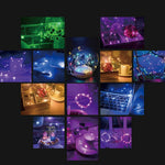 guirlande lumineuse led fil cuivre décoration fête mariage noël lampe nuit intérieur extérieur blanc