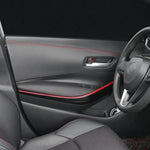 bande decorative adhésive polyuréthane noir rouge bleu blanc intérieur voiture