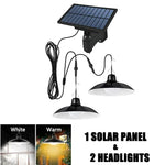 lampe suspendue solaire noire moderne ip65 led télécommande facileextérieur