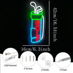 Enseigne LED golf USB
