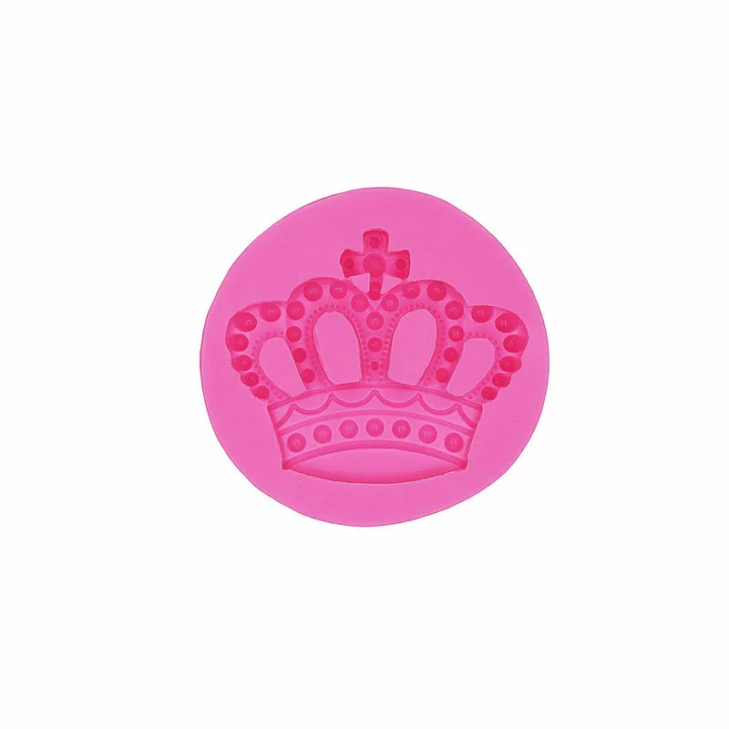 moule silicone fondant couronnes stylisées moderne pâte sucre chocolat decoration rose qualite environnement
