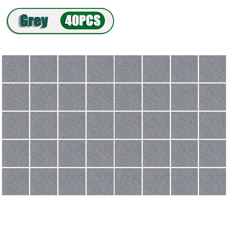 tapis auto adhésif carré 30x30 cm texture tissée sol intérieur maison moderne décoratif