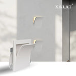 Applique murale en plâtre blanche design moderne pour chambre