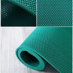 tapis sol salle bain pvc moderne rouge vert gris antidérapant confortable respectueux environnement