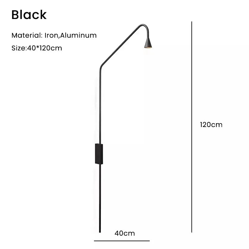 lampe sol or moderne câble électrique interrupteur mural đen chắn