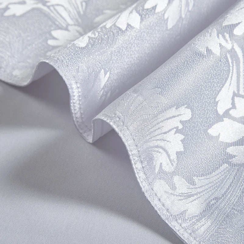 Vue rapprochée de la matière 100% polyester douce