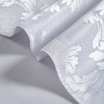 Vue rapprochée de la matière 100% polyester douce