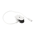 interrupteur fil blanc noir moderne câble bouton déclenchement opaque
