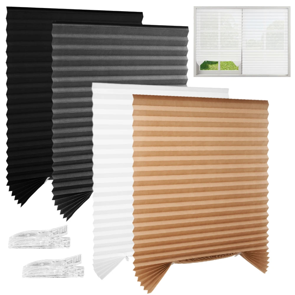 rideau plissé noir opacité clips ajustables marron semi opaque moderne gris opacité blanc semi