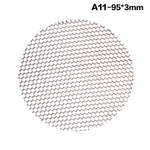 grille circulaire led noir maille fine moderne éclairage doux antiéblouissement chambre salon