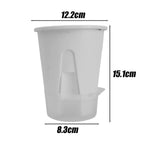 pots fleurs auto arrosants moderne vert blanc beige opaques adhésifs ensemble plateau plastique pvcextérieur