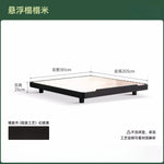 lit moderne noir bois oreillers couvre lit drap plat oreiller decoratif simple chic chambre
