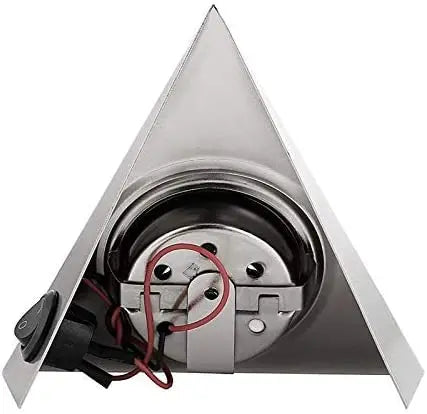 Détail de l'applique murale triangle en aluminium de qualité