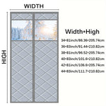 rideau porte gris quilted adhésif moderne isolation hiver épaissi multicouche automatique