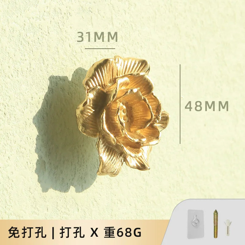 porte serviettes or artisanal abeille papillon libellule feuille cerf simple deco mural