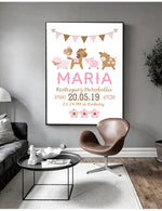 Option de personnalisation de taille pour l'image murale sur toile