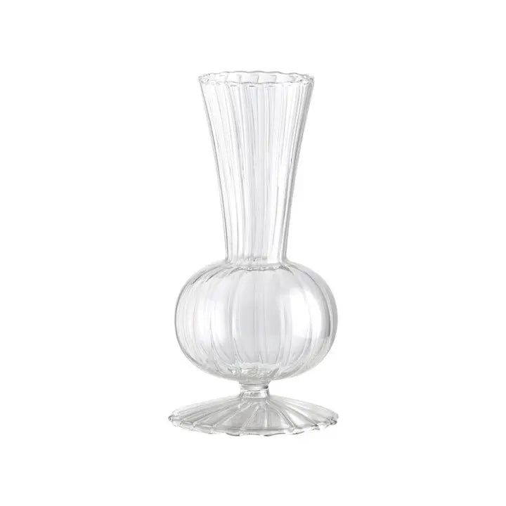 vases transparents modernes verre cristal pot fleur terrarium hydroponique arrangement table pièce