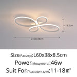 plafonnier led moderne blanc noir circulaire contemporain télécommande suspension intérieure decoration