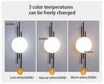 lampe murale moderne minimaliste noir doré éclairage chambre salon entrée étude