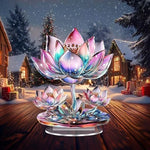 sculpture animale résine transparente détaillée dragon brillant ornement cadeau déménagement