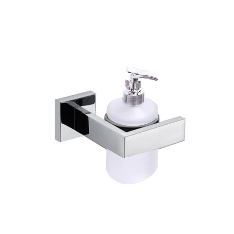 accessoires salle bain chrome moderne porte savon brosse wc porte papier porte serviettes minimaliste