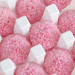 boules pommade pelucheuses couleurs variées texturées douces occasionnelles anniversaires fêtes