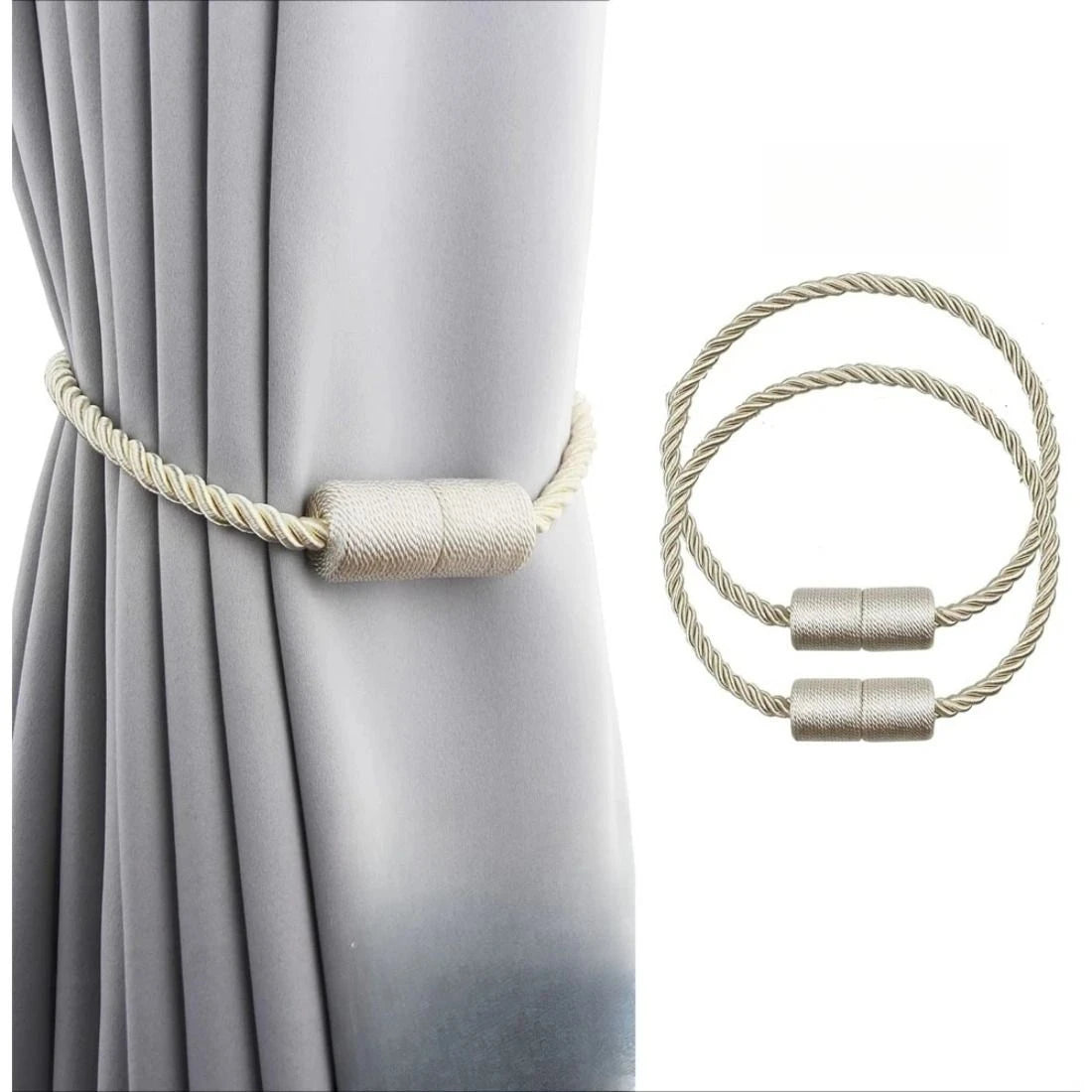anneaux rideau tissu chanvre beige modernes fixations vis 12.7cm 50cmextérieur décoration robustes élégants